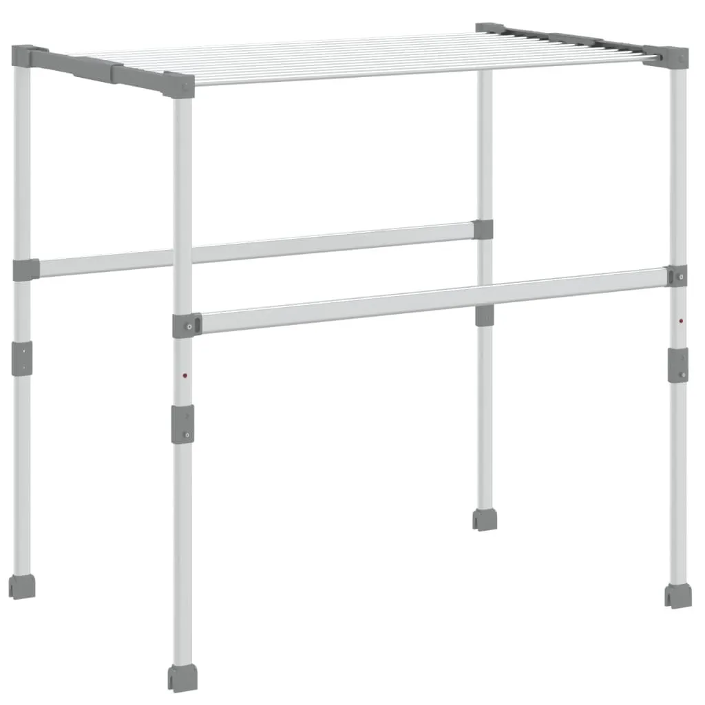 vidaXL Tørkestativ 83x(50-55)x(40-85) cm aluminium