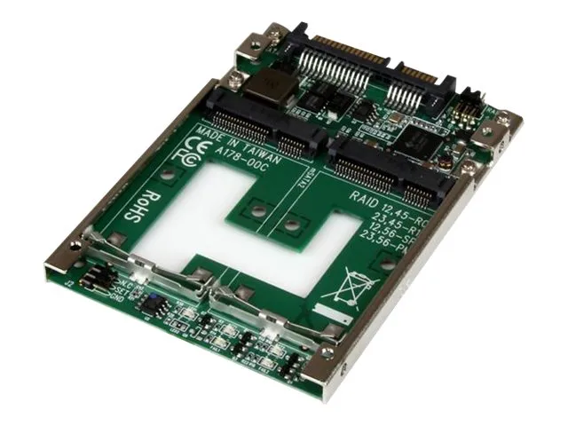 Startech Dual Msata Ssd To 2.5" Sata Raid Adapter Converter