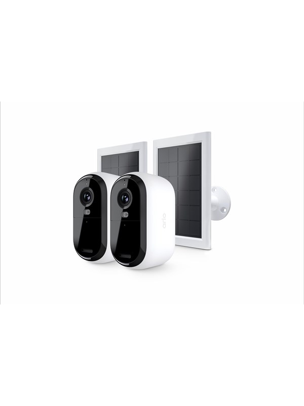 Arlo Essential 3 2K solcellepanel-sikkerhetskamera (2 kameraer)