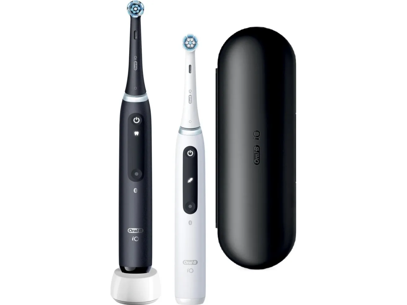Braun Oral-B iO Series 5 Sort/Hvit med tannbørste med andre håndtak 415121 (415121)