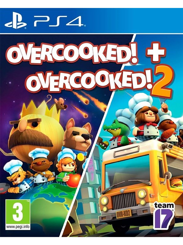 Overcooked! 1 & 2 - Sony PlayStation 4 - Party
