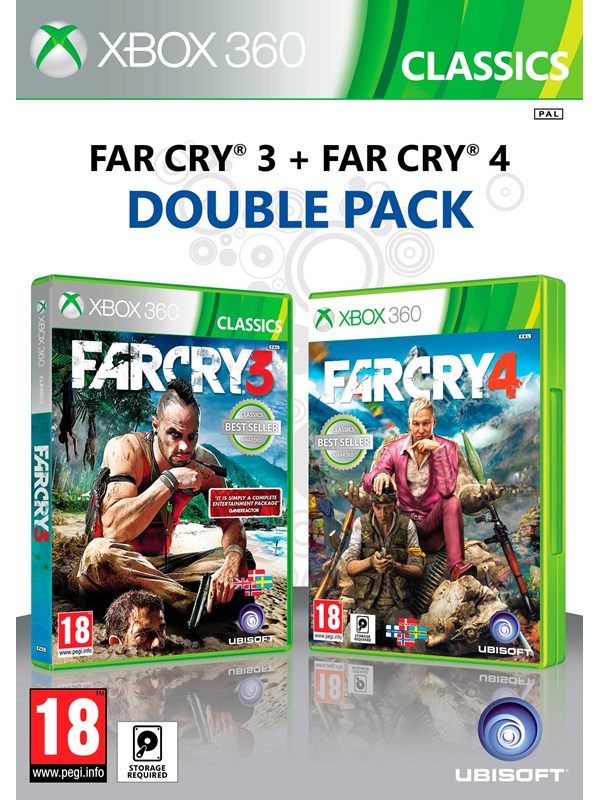Far Cry 3 + Far Cry 4 (Double Pack) - Microsoft Xbox 360 - Collection