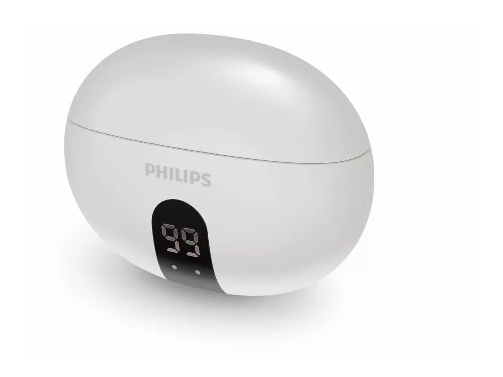 Philips TAT2520WT - True wireless-hodetelefoner med mikrofon - i øret - Bluetooth - hvit