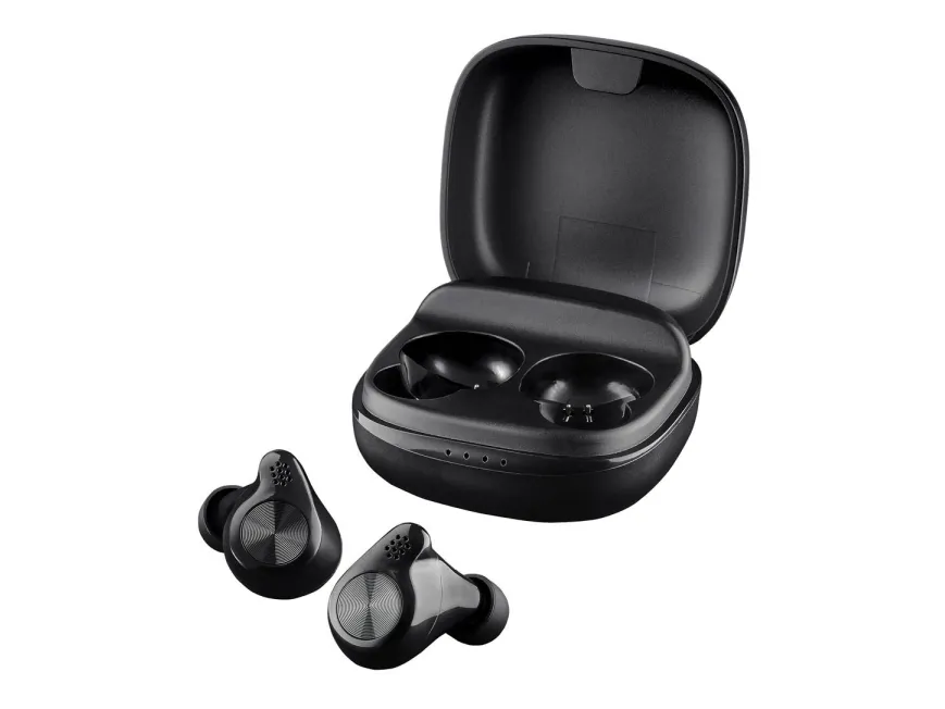 Intenso T200, Trådløs, 20 - 20000 Hz, Samtaler/musikk, Hodesett, Svart