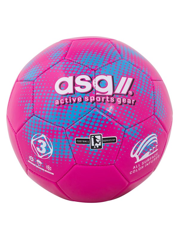ASG Football Pink/Blue size 3