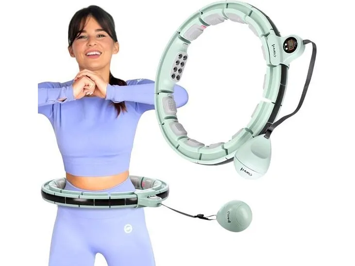 HMS hula hop med magneter og vekt + teller HHM13