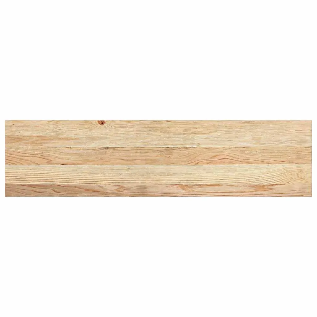 vidaXL Trappetrinn 4 stk ubehandlet 100x30x2 cm heltre eik