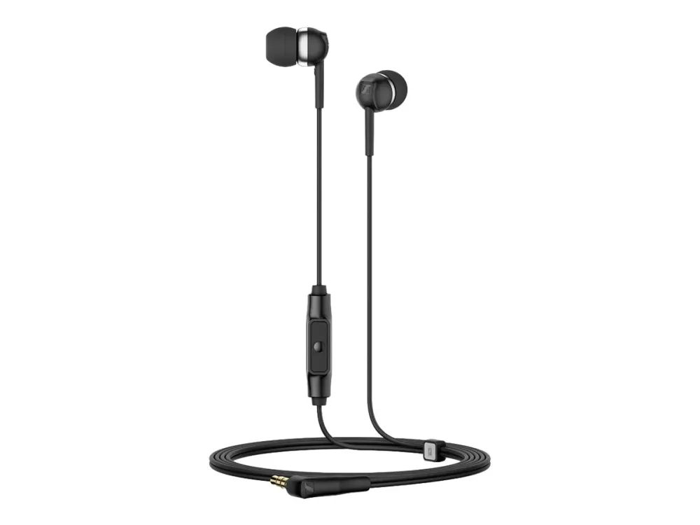 Sennheiser CX 80S - Ørepropper med mikrofon - i øret - kablet - 3,5 mm jakk