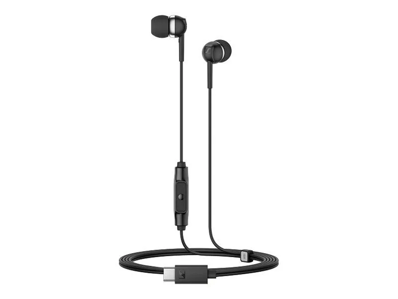 Sennheiser CX 80U - Ørepropper med mikrofon - i øret - kablet - USB-C