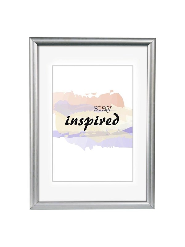 Hama "Madrid" Plastic Frame silver 30 x 45 cm