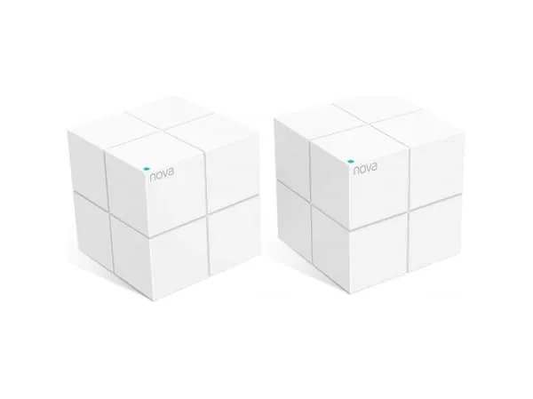 Tenda Nova MW6, Wi-Fi 5 (802.11ac), Dobbelbånd (2.4 GHz / 5 GHz), Ethernet/bredbåndsforbindelse, Hvit, Frittstående router