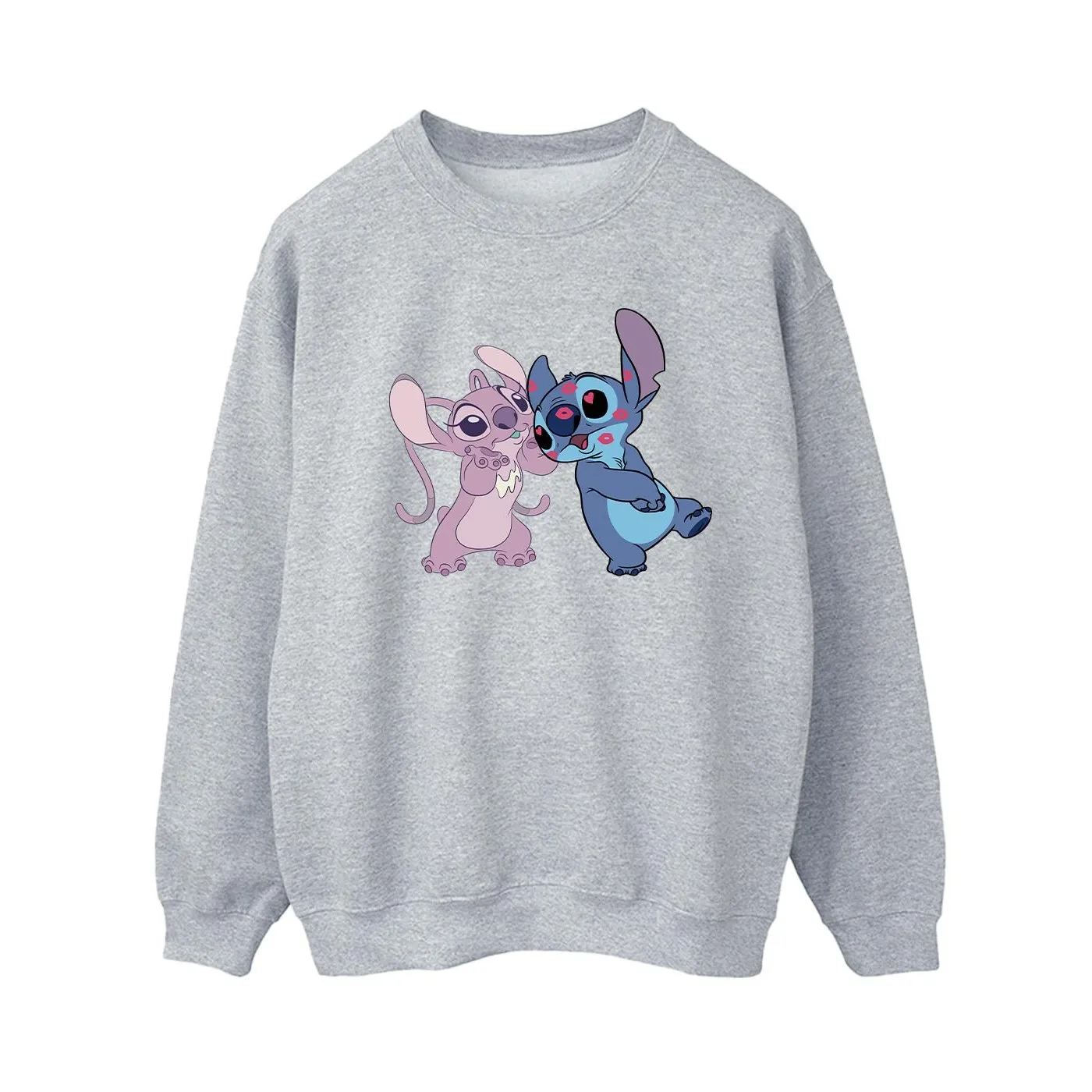 Disney Womens/Ladies Lilo & Stitch Kisses Sweatshirt