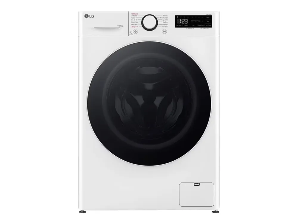 LG Serie R5 F4DR510S0W - Vaskemaskin/tørker - bredde: 60 cm - dybde: 62 cm - høyde: 85 cm - frontileggelse - 19 kg - 1400 rpm - hvit