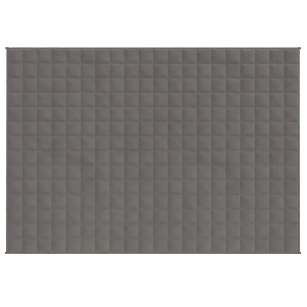 vidaXL Vektdyne grå 152x203 cm 11 kg stoff