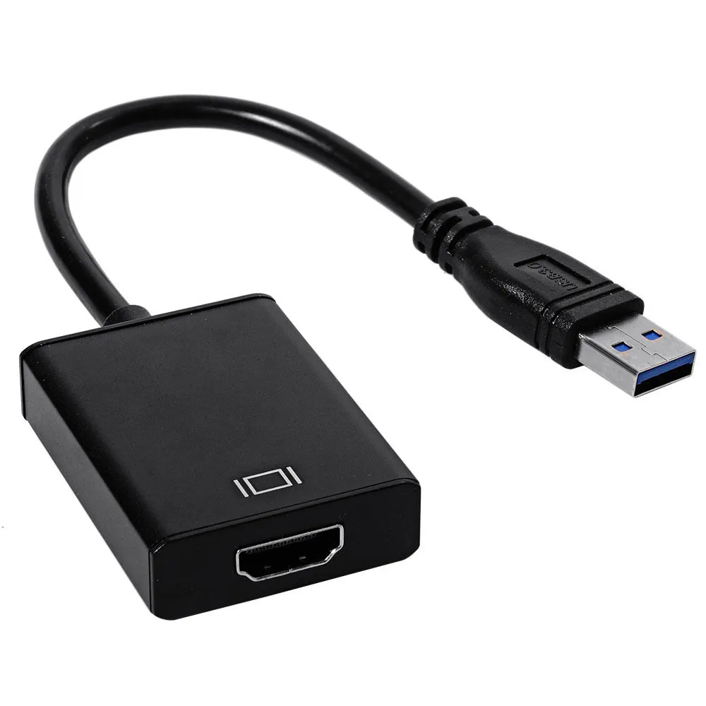 USB 3.0 til HDMI Adapter - Svart