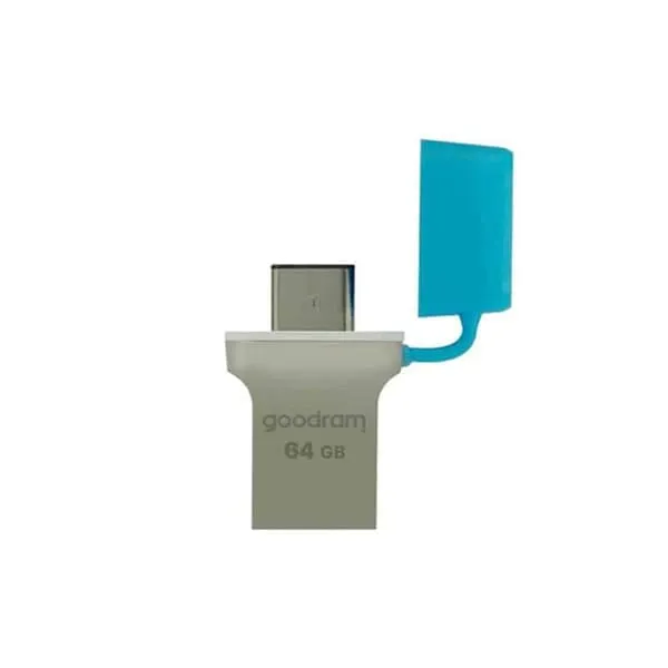GOODRAM 64GB ODD3 PenDrive USB 3.0 + Type C OTG - Blå