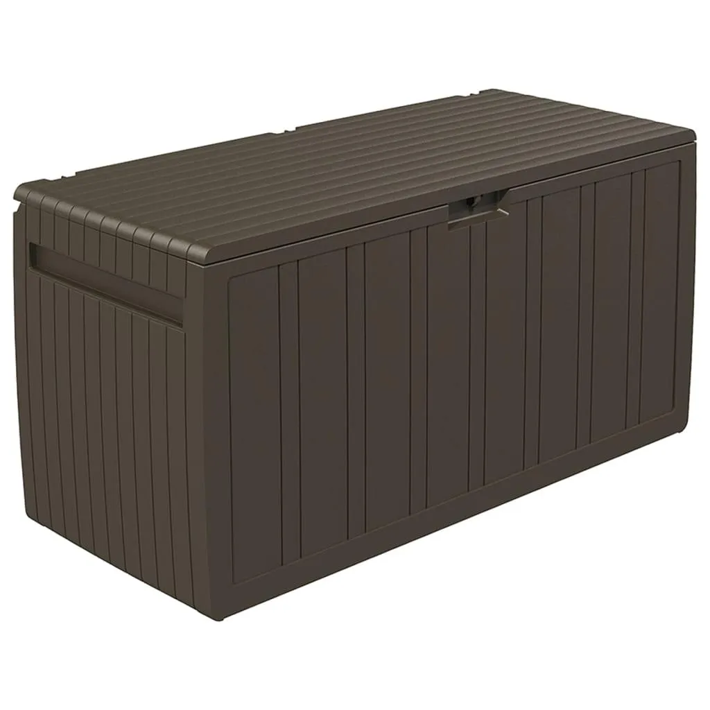 vidaXL Putekasse brun 117x45,5x57,5 cm 270 L