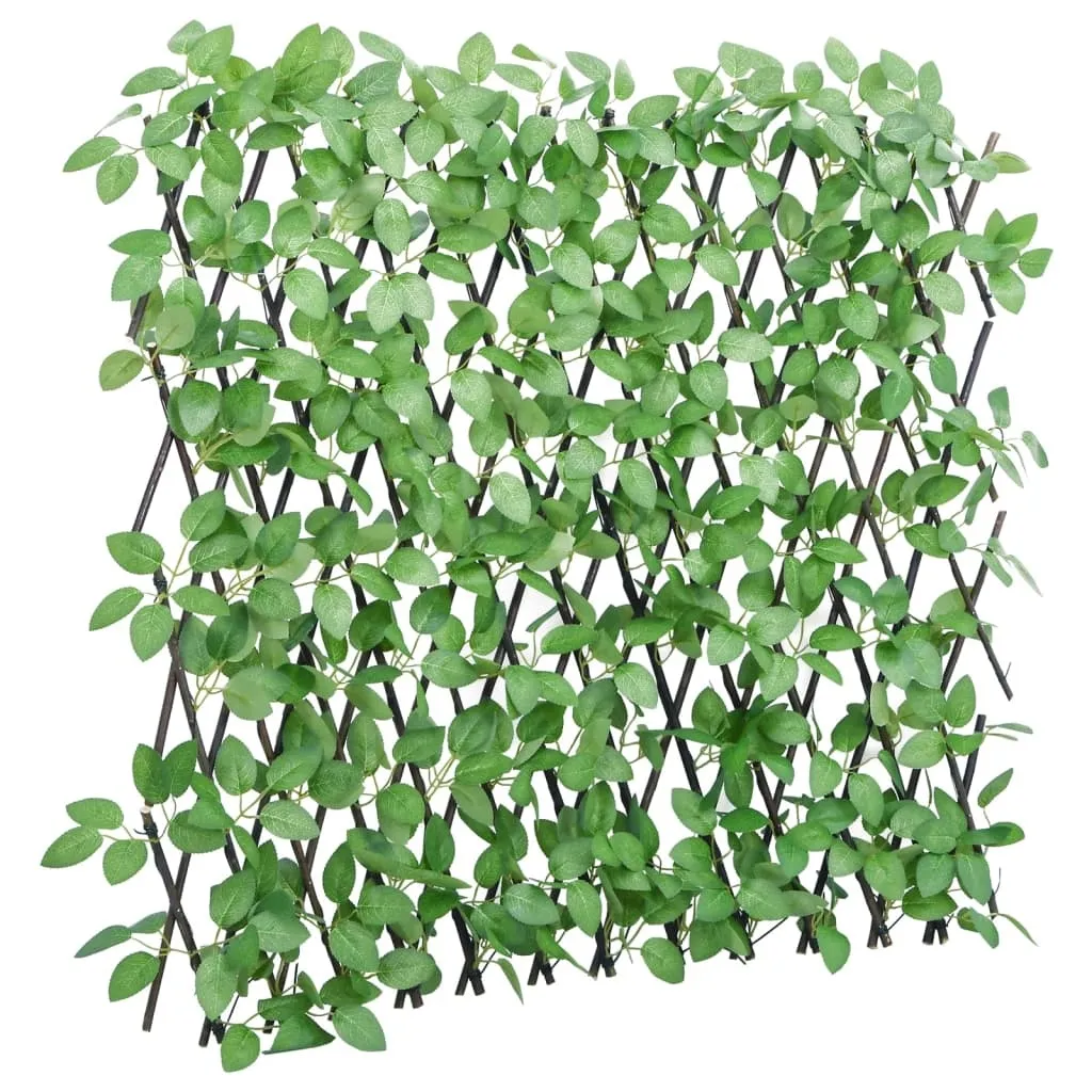 vidaXL Utvidbart espalier med kunstig eføy grønn 180x65 cm