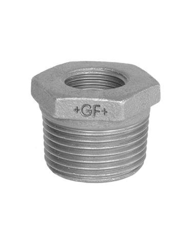 +GF+ Reducing bush black concentric 2 x 1