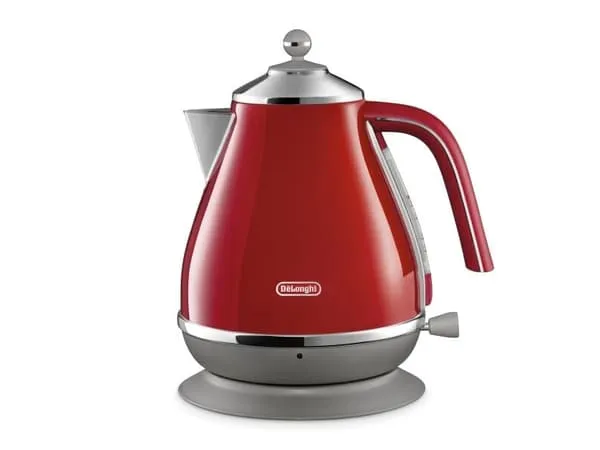 De’Longhi KBOC2001.R, 1,7 l, 2000 W, Rød, Rustfritt stål, Vannivåindikator, Filtrering