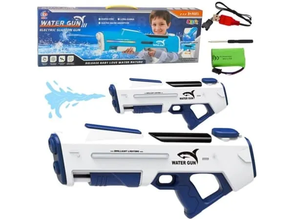 Elektrisk Automatisk Rifle Vannpistol Hvit 1000ml 61cm LEAN Leker