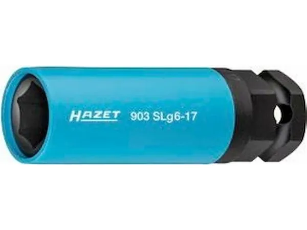 HAZET 903SLG-17, Kraftpipe, Blå, 1 hoder, 1/2", Metrisk, 17 mm