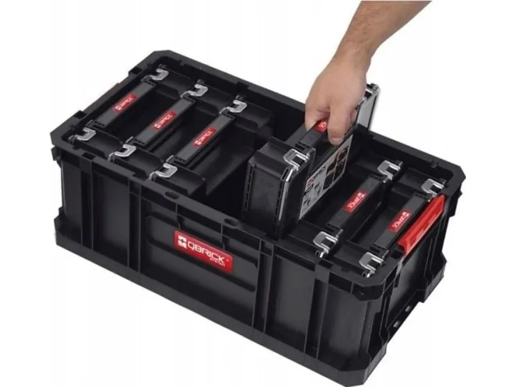 SET: QBRICK SYSTEM TWO BOX 200 + 6 x QBRICK SYSTEM TWO ORGANIZER MULTI - 1 pc. per carton