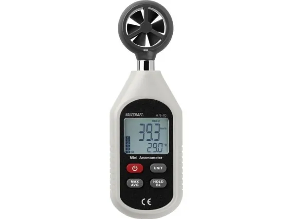 VOLTCRAFT anemometer AN-10, 0,3 til 30 m/s, -10 til 50°C 1662854