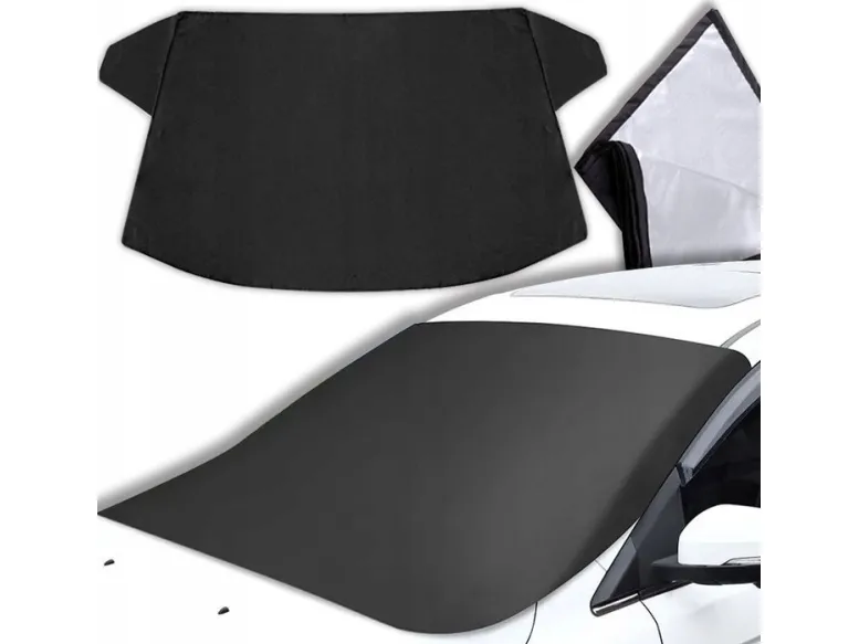 Geko anti-kondens matte for bilrute med magneter 170x120 cm + ører (100)