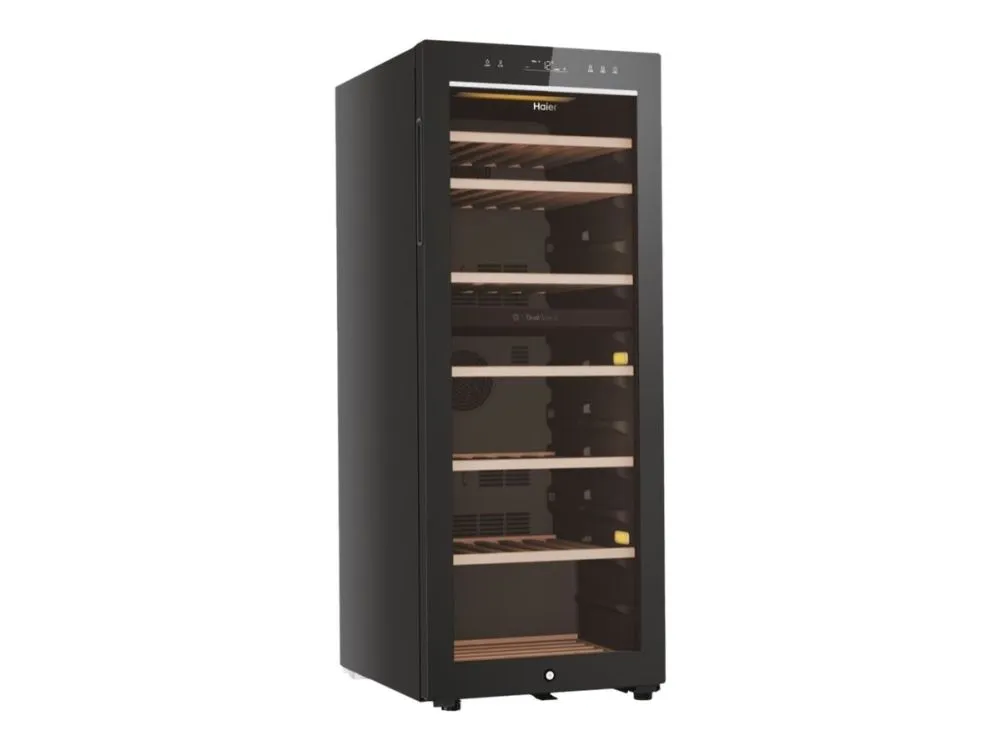 Haier Series 7 HWS77GDAU1 - Vinkjøler - Wi-Fi - bredde: 49.7 cm - dybde: 58.5 cm - høyde: 127 cm - Klasse G - svart