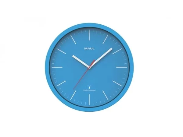 MAUL 9053434, Vegg, Digital klokke, Rund, Blå, AA, 1,5 V