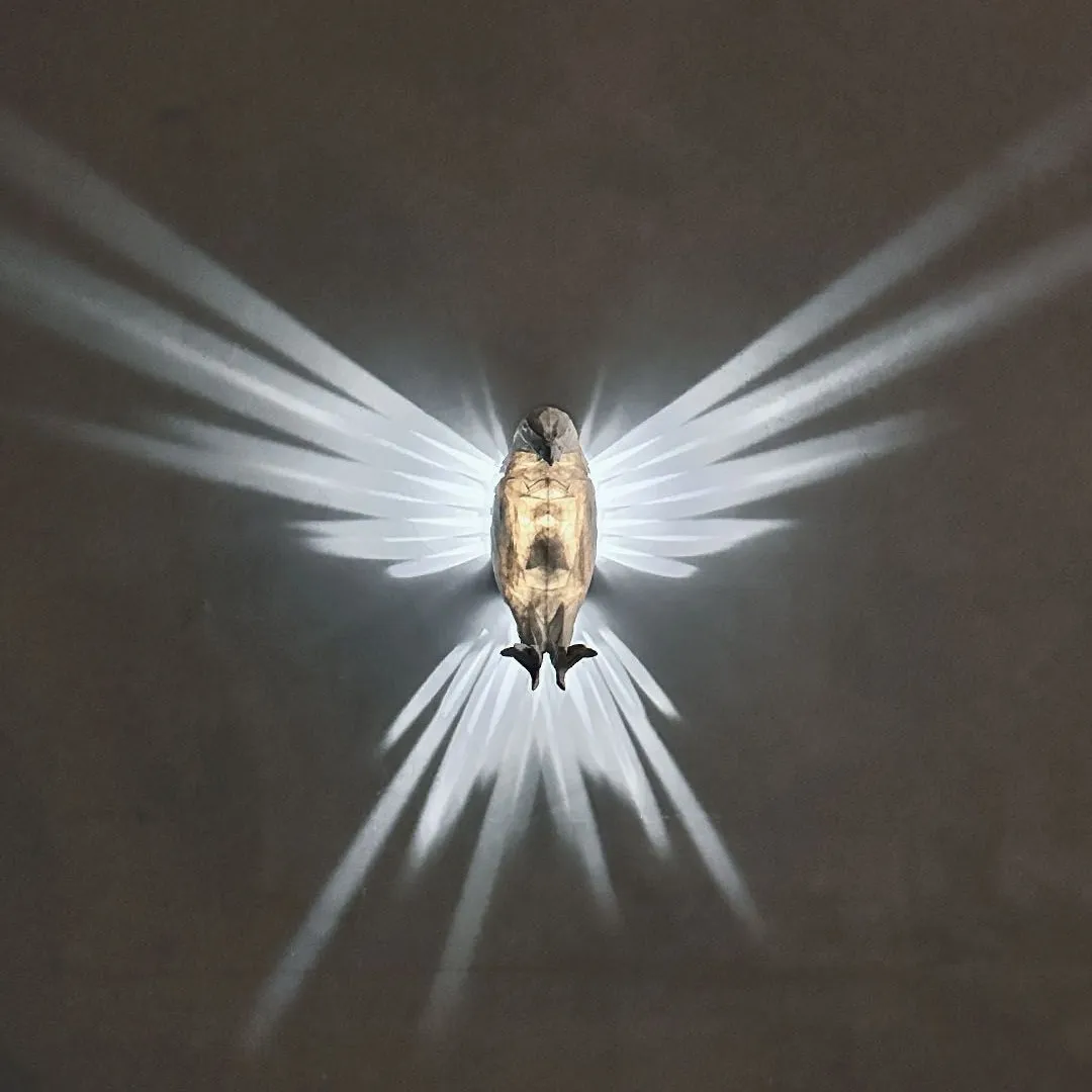 Eagle wings lampe veggfeste LED-lys med adapter