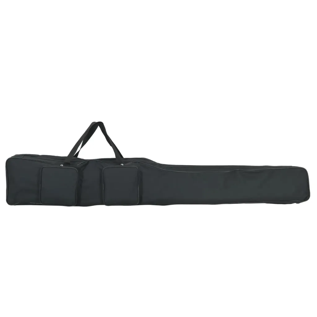 vidaXL Fiskestangpose svart 150 cm oxfordstoff