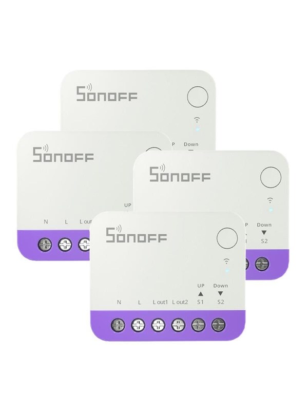 Sonoff MINI-RBS WiFi Smart Mini Roller Shutter Switch 4â¯pcs