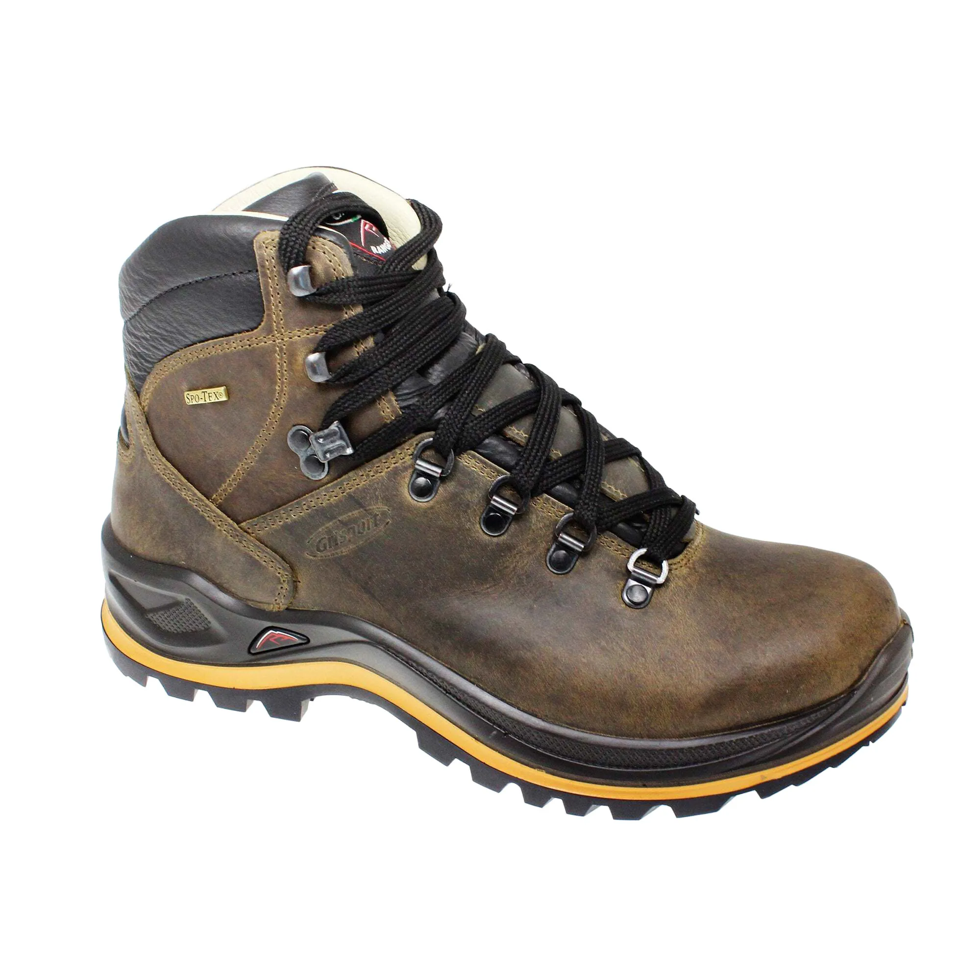 Grisport Mens Aztec Waxy Leather Wide Walking Boots