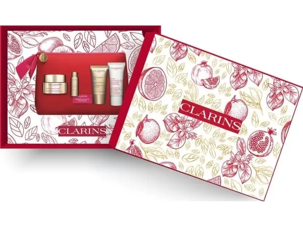 Clarins CLARINS SET (NUTRI LUMIERE DAGKREM 50ML + NUTRI LUMIERE LOTION 10ML + NUTRI LUMIERE NATTKREM 15ML + HÅND- OG NEGLREME 30ML)