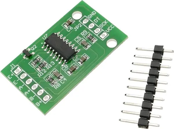 1-delt HX711 Dual Channel 24 Bit Precision A/D-modul trykksensor Vektsensor