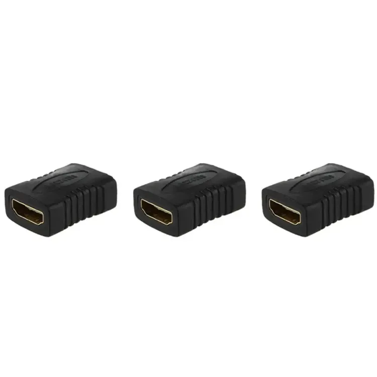 3x HDMI-adapter, 19 pin kvinne til kvinne