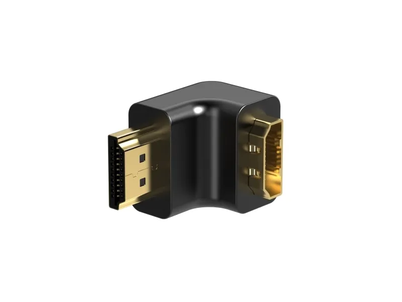 Sinox HDMI™ 90° vinkel. Sort