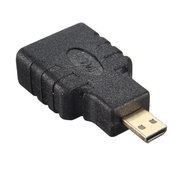 Gullbelagt Micro-HDMI til HDMI Adapter