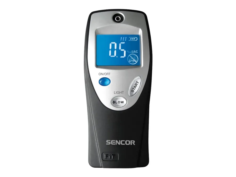 Sencor SCA BA02 - Alkoholtester - svart / sølv
