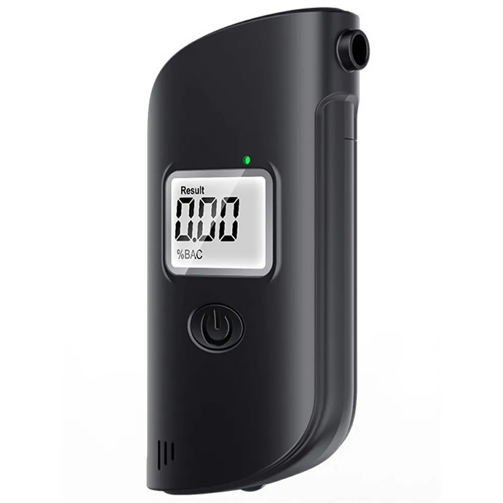 MR689 Alkoholmåler Alkoholtester Høypresisjons BAC-detektor Hvit LED-lys