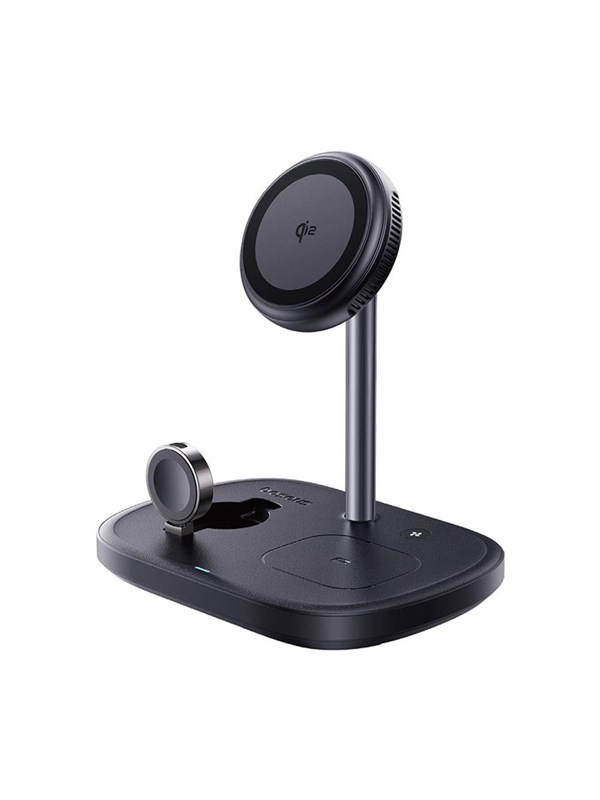 Baseus EnerFill FS41 3-in-1 Cooling Wireless Charger with EU Plug 45W and USB-C to USB-C Cable - Black