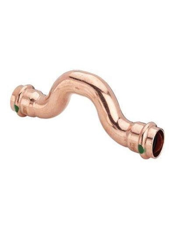 Viega Profipress overbending 15 Copper/bright 352134