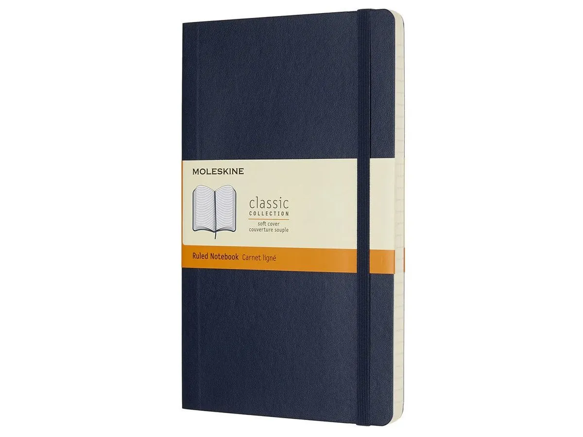 Moleskine 805-50-0285-476-4, Monokromatisk, Blå, Matt, 70 g/m², Mykt omslag, Voksen