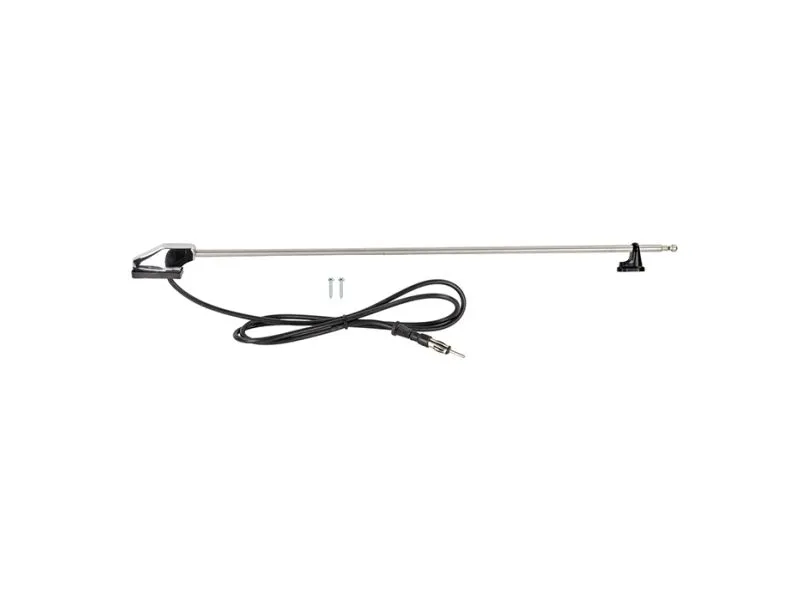 Antenne AM/FM universal DIN chrome 118cm