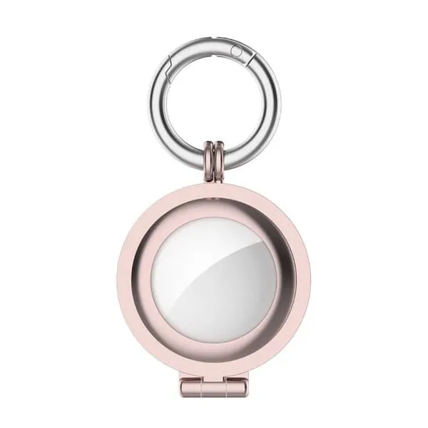 Apple Airtag Nøkkelring Metall - Rosa