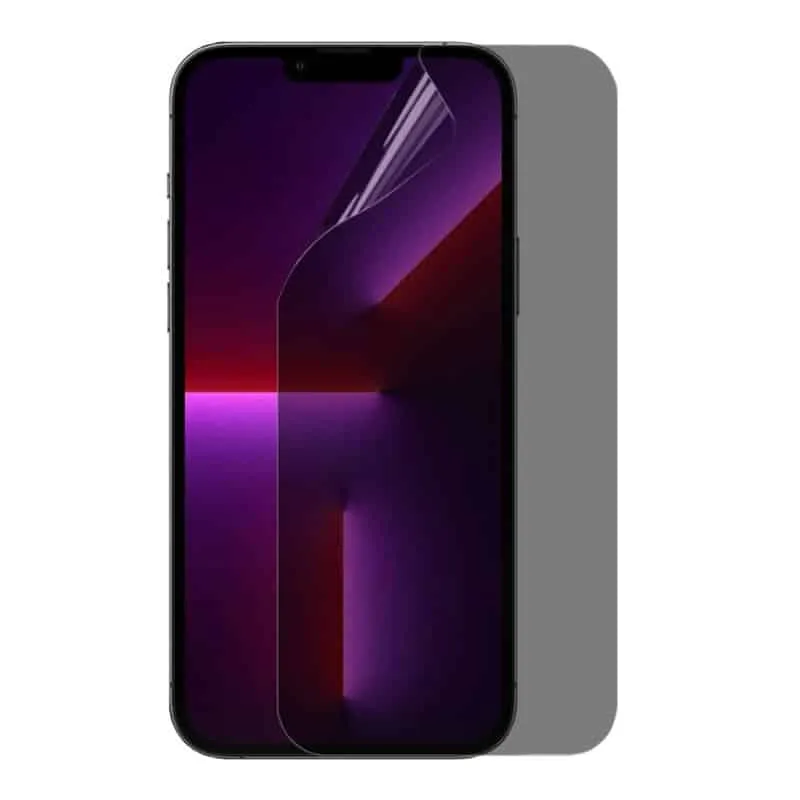 Privacy Skjermbeskytter 3D Soft HydroGel til Apple iPhone 13 Min