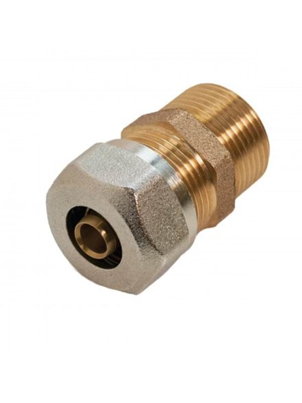 Roth connector 18 mm x 3/4" male red