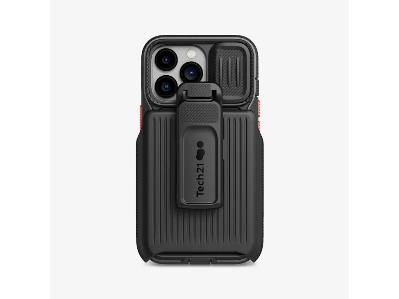 Tech21 Evo Max w/Holster, Etui, Apple, iPhone 13 Pro, 15,5 cm (6.1"), Svart